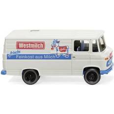 Wiking 027058 H0 Camion modello Mercedes Benz L 406 vagone a box Westmilch