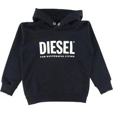 Diesel hoodie Diesel Sdivision Logo Hoodie - Black (J00094-0IAJH-K900)