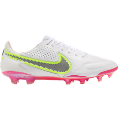 Nike Tiempo Legend 9 Elite FG - White/Bright Crimson/Pink Blast/Black