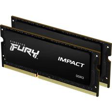 1866 MHz RAM Memory Kingston Fury Impact SO-DIMM DDR3L 1866MHz 2x8GB (KF318LS11IBK2/16)