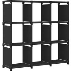 Polyester Shelves vidaXL 9-Cube without Boxes Book Shelf 107.5cm