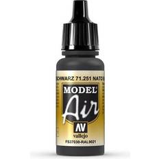 Negro Pinturas acrílicas Vallejo Model Air Nato Black 17ml