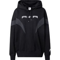 Reflectors Jumpers Nike Women's Air Hoodie - Black/Dark Smoke Gray/White