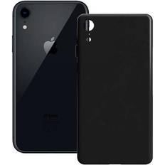 Ksix La funda silk para iphone xr de color negro tiene una estructura flexible y tacto suave. mantiene el smartphone libre de huellas dactilares y ralladuras accidentales