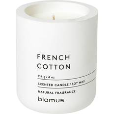 Concrete Scented Candles Blomus Fraga French Cotton Medium Scented Candle 114g