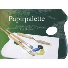 Papirpalette Paper Palette White 23x30.5cm 36 sheets