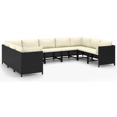 9 Loungesæt Havemøbler vidaXL 3059794 Loungesæt, borde inkl. 9 sofaer