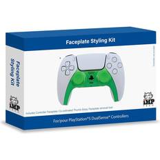 Gaming Sticker Skins iMP Tech PS5 Faceplate & Thumb Grips Controller Styling Kit - Green