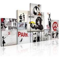 Grafisk illustration Posters Arkiio Street Crimes Banksy Poster 100x50cm