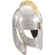 Cascos vidaXL Beowulf Helmet for LARP Silver Steel