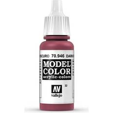 Vallejo Hobbymaterial Vallejo Model Color Dark Red 17ml