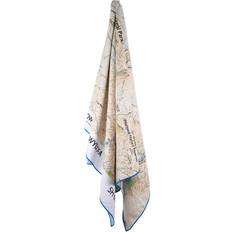 90.0 cm Serviettes de bain Lifeventure SoftFibre OS Map Serviette de bain Beige (150x90cm)