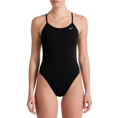 NIKE Svarte Badedrakter NIKE Hydrastrong Cut-Out One Piece Swimsuit - Black