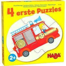 Haba 4 Little Hand Puzzles Emergency Vehicles