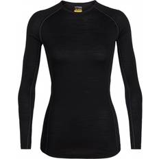 Icebreaker Merino 150 Zone Long Sleeve Crewe Thermal Top Women - Black