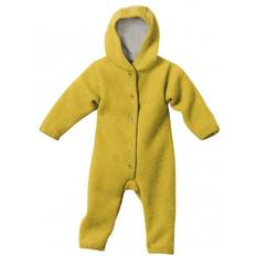 9-12M - Jungen Fleeceoveralls Disana Kid's Walk Overall - Curry