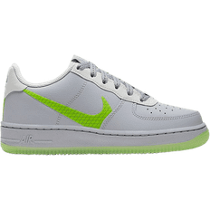 Grey - Nike Air Force 1 Shoes Nike Air Force 1 Low - Wolf Grey/Photon Dust/Black/Ghost Green