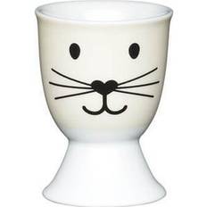 Porcelain Egg Cups KitchenCraft Cat Face Egg Cup