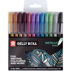 Sakura gelly roll Sakura Gelly Roll Metallic Shiny Gel Pens 12-pack