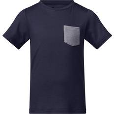 9-12M Overdeler Bergans Myske Wool Kid's Tee - Dark Blue (8912)