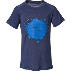 Wool Tops Isbjörn of Sweden Kid's Earth Tee - Navy (7100)