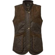 Chevalier Vintage Shooting Vest - Leather Brown