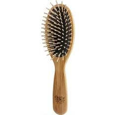 Big Oval Hair Brush with Short Wooden Pins