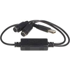 Usb to ps 2 StarTech USB A-2xPS/2 2.0 M-F 0.4m