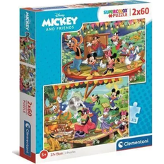 Mickey Mouse Classic Jigsaw Puzzles Clementoni Mickey & Friends 2x60 Pieces