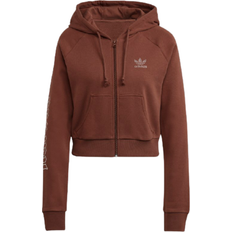 Adidas Women 2000 Luxe Cropped Track Top - Earth Brown