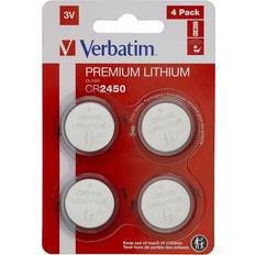 Verbatim Premium Lithium CR2450 580mAh 4-pack