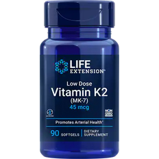 K vitamin mk 7 Life Extension Low Dose Vitamin K2 45mcg 90 st