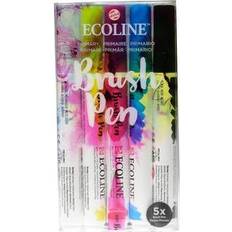 Brush Pen Primary 5-pcs
