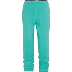 Poliestere Pantaloni in Pile Didriksons Kids Pants 5 Peacock Green Unisex Azul