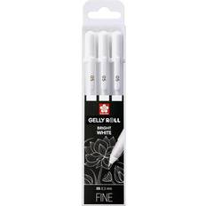 Sakura Gelly Roll Bright White Fine 05 0.3mm Set 3