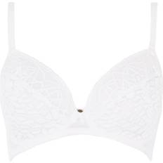 Freya Soiree Lace Padded Plunge Bra - White