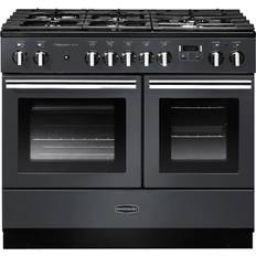 100cm - 32A Gas Cookers Rangemaster PROPL100FXDFFSL/C Professional Plus FX 100cm Dual Fuel Slate Grey