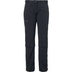 Vaude Farley Stretch Capri T-Zip II Pantalón - Negro