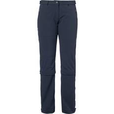 Zip-Off Kläder Vaude Women's Farley Stretch Capri T-Zip II Zip-Off Pants - Eclipse