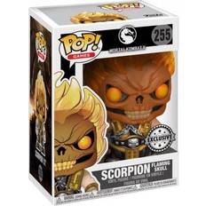 Toys Funko Pop! Movies Mortal Kombat X Scorpion Flaming Skull