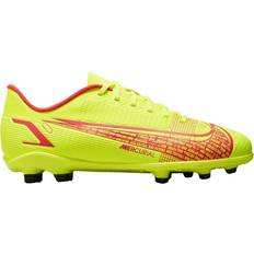 Nike Botas de fútbol Nike Jr. Mercurial Vapor 14 Club FG/MG - Volt/Bright Crimson