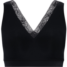 Bralettes & Tops - F BHs Chantelle SoftStretch Padded Lace Top - Black