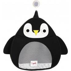 3 Sprouts Contenitore Portagiochi Da Bagno Pinguino