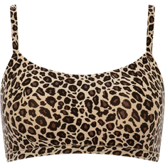 Femme Soutiens-gorge Chantelle Soft Stretch Scoop Bralette - Leopard Nude