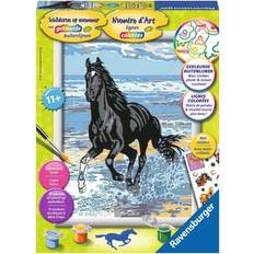 Dyr Vandfarver & Fingermaling Ravensburger Painting by Numbers Horse in the Surf