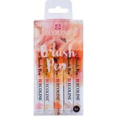 Ecoline Brush Pen Beige Pink 5-pcs