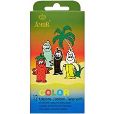 Schwarz Kondome Amor Color 12-pack