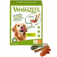 Whimzees Päls- & Tandvårdsprodukter Husdjur Whimzees Variety Value Pack L 14pcs