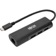 Usb hub 3.1 thunderbolt usb c Tripp Lite USB C-RJ45/3USB A M-F Adapter