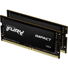 Kingston 64 GB - SO-DIMM DDR4 RAM Memory Kingston Fury Impact SO-DIMM DDR4 2933MHz 2x32GB (KF429S17IBK2/64)